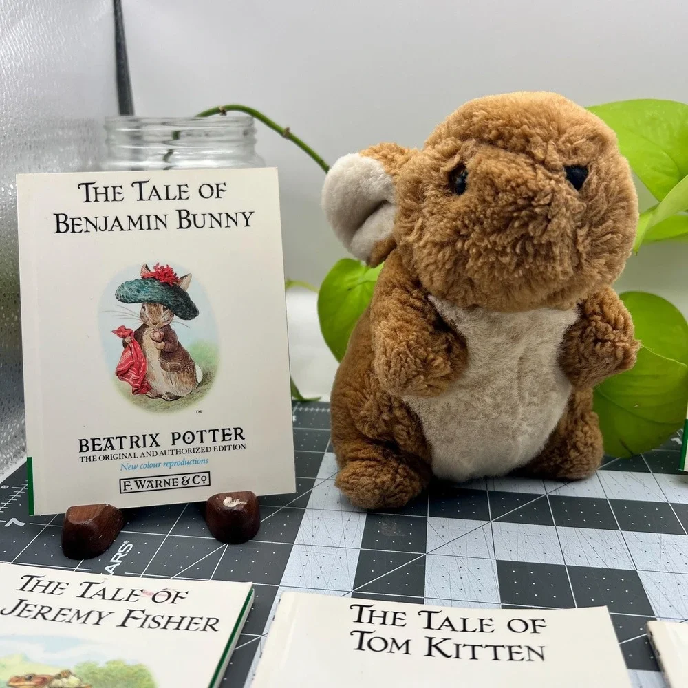 Vintage Beatrix Potter Book Lot 6 Softcover Books Eden Toys Bunny Korea